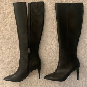 NEW Franco Sarto black leather boots- size 7.5